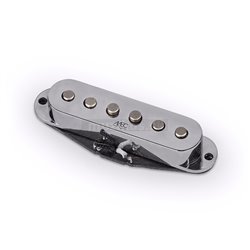 MEC Classic Alnico V Single Coil Guitar Pickup, Middle, RW/RP - Chrome Cover