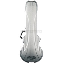 RockCase - Premium Line - LP-Style Electric Guitar ABS Case, curved - Silver, 4 pcs. 2