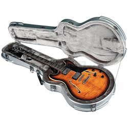 RockCase - Premium Line - Hollow Body Electric Guitar ABS Case, curved - Silver, 4 pcs. 2