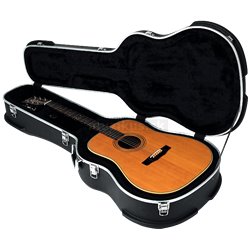 RockCase - Premium Line - Acoustic Guitar ABS Case, curved - Black, 4 pcs. 2