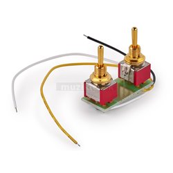 MEC Mini Toggle Switch Assembly for Coil Splitting on Humbucking Pickups - Gold