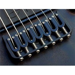 Hipshot Fixed Guitar Bridge for 7-String, .125 / 3.2 mm - Black