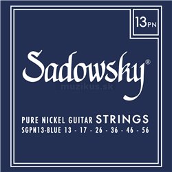 Sadowsky Blue Label Guitar String Set, Pure Nickel - 013-056