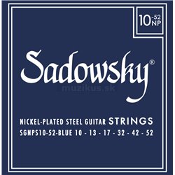 Sadowsky Blue Label Guitar String Set, Nickel Plated Steel - 010-052