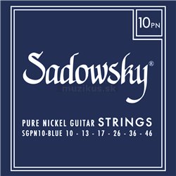 Sadowsky Blue Label Guitar String Set, Pure Nickel - 010-046