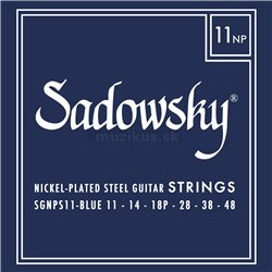 Sadowsky Blue Label Guitar String Set, Nickel Plated Steel - 011-048