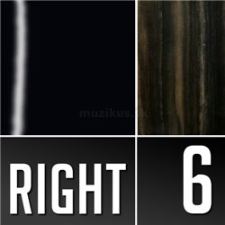 Warwick Teambuilt Pro Series Corvette Ash, 6-String, Fretless, Active - Solid Black High Polish