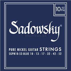 Sadowsky Blue Label Guitar String Set, Pure Nickel - 010-052