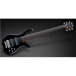 Warwick Teambuilt Pro Series Streamer LX, 6-String, Fretless - Solid Black High Polish