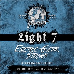 Framus Blue Label - Electric Guitar String Set, 7-String Light, .009-.059