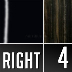 Warwick Teambuilt Pro Series Corvette Ash, 4-String, Fretless, Active - Solid Black High Polish