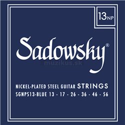 Sadowsky Blue Label Guitar String Set, Nickel Plated Steel - 013-056