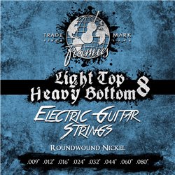 Framus Blue Label - Electric Guitar String Set, 8-string Light Top Heavy Bottom, .009-.080