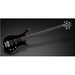 Warwick Teambuilt Pro Series Thumb BO, 4-String, Fretless - Solid Black High Polish