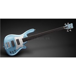 Stu Hamm Signature 4 Solid Baby Blue Metallic High Polish Fretless