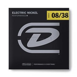 Dunlop Electric Nickel - DEN0838 - Electric Guitar String Set, Extra Light, .008-.038