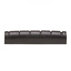 Black TUSQ XL PT-6116-00 - Acoustic/Electric Guitar Nut, Flat, Slotted, 1 11/16 long 2
