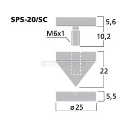 Monacor SPS-20/SC 2