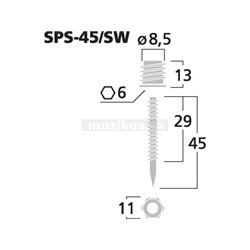 Monacor SPS-45/SW 2
