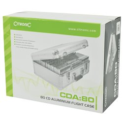 Citronic CDA-80 Hliníkový přepravní kufr na CD 2