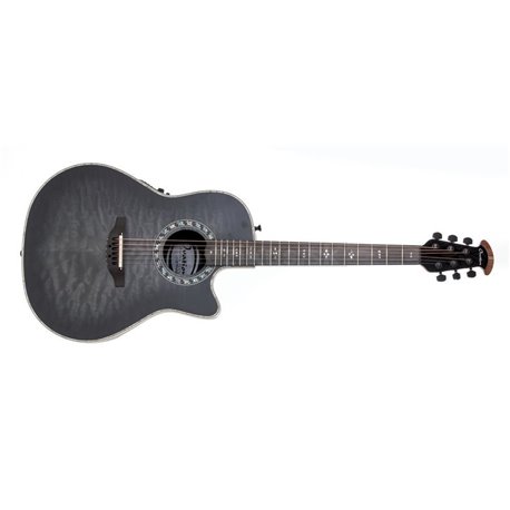 Ovation E – akustická kytara Legend Plus Deep Contour Cutaway Black Satin Quilted C2079AXP-5S