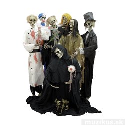 Halloween postava kostry, tvarovatelná 2