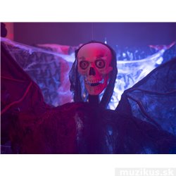 Halloween anděl smrti, s motorkem, zvukem a LED