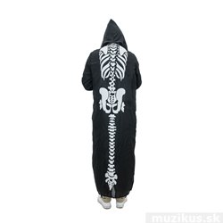 Halloween kostým kostlivce s kápí