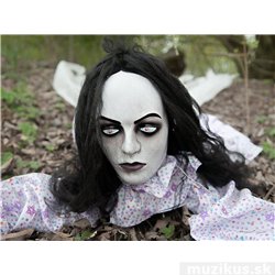 Halloween figurína plazící se dívky, 150cm 2