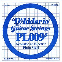 D'ADDARIO Plain Steel - Jednotlivá struna - .0095