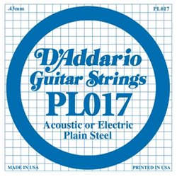 D'ADDARIO Plain Steel - Jednotlivá struna - .017
