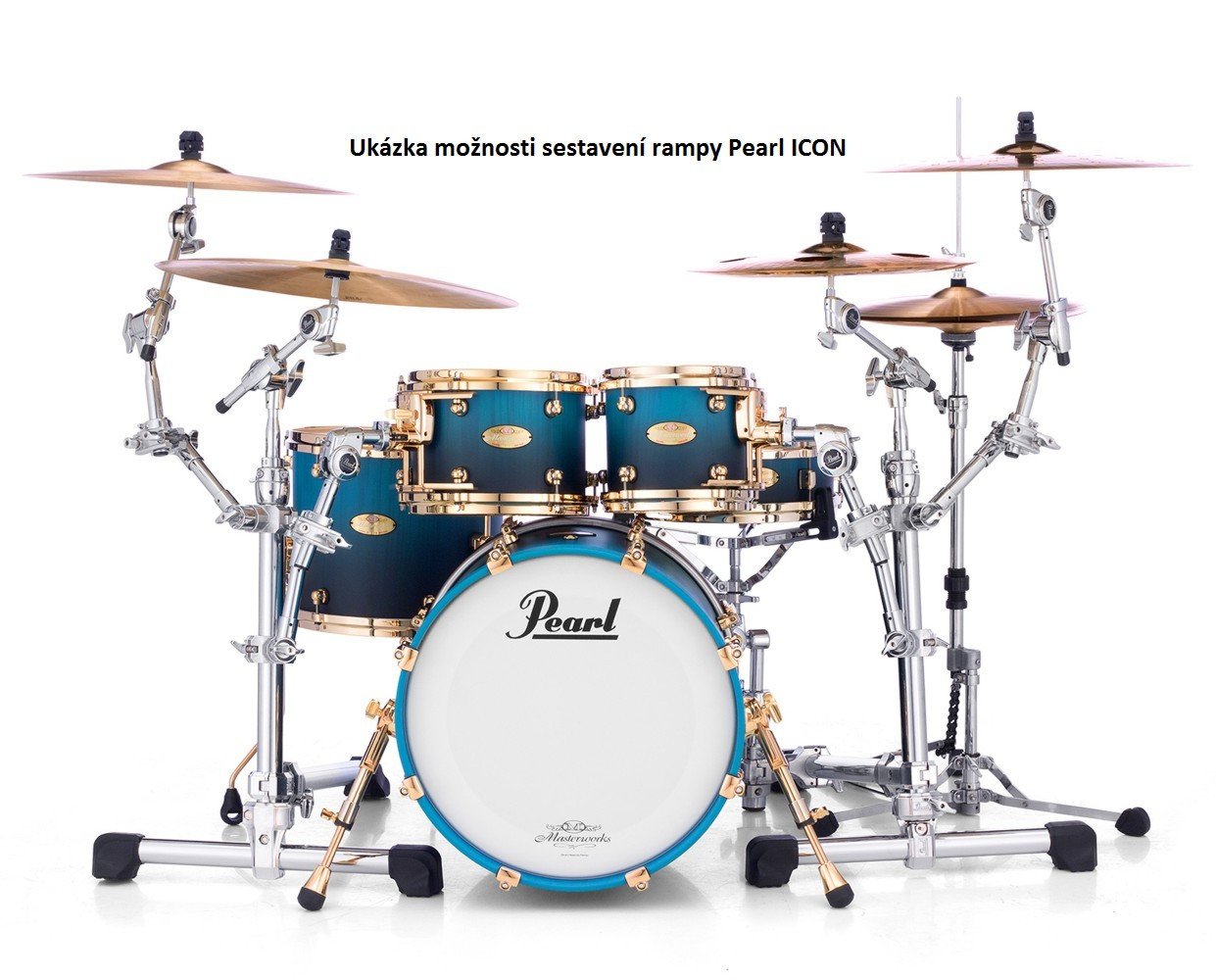 PEARL DR-511C ICON Single Drum Rack - Curved 2