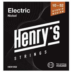 HENRY'S STRINGS HEN1052 Electric Nickel - 010“ - 052“