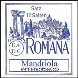 Romana Struny pro Mandriolu 12-strunná sada 