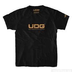 UDG T-Shirt UDGGEAR Logo Black/ Gold S