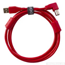 UDG Ultimate Audio Cable USB 2.0 A-B Red Angled 1m