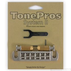TonePros AVT2P - Wraparound Bridge - Nickel