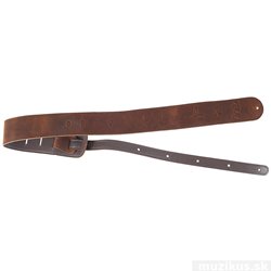 PRS Leather Birds Strap, Distressed Brown 2
