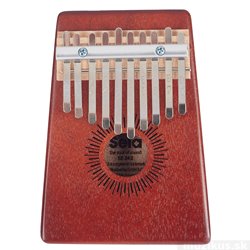 SELA Kalimba Mahogany 10 Red
