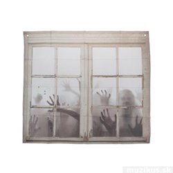 Halloween látkové okno 90x80 cm