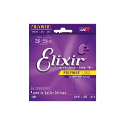 Elixir .022 - Acoustic strings Poly-Web Bronz 80/20