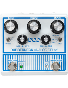 DIGITECH Effect Pedal, DOD, Rubber Neck, Double Wide Analog Delay