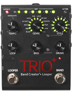 DIGITECH Effect Pedal, Trio+, Band Creator w/Looper
