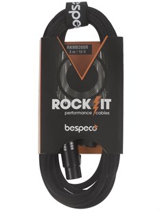 BESPECO ROCKIT Microphone Cable XLR M - XLR F 3 m