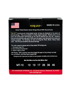 DR Strings Tite-Fit MT-10-3PK 2