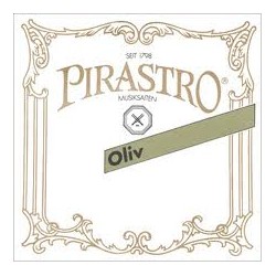 Pirastro D-BASS OLIV A    ORCHESTRA GUT/CHROME STEEL MITTEL