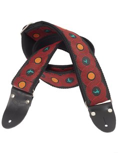PRS 2” Deluxe Retro Strap, Blue Birds, Custom Jacquard 2