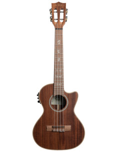 KALA KA-SA-TE-C - All Solid Acacia Tenor Ukulele, with Cutaway, EQ and Case (UC-T)