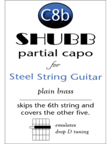 Shubb Kapodaster Partial Capo Partial Capo C8B