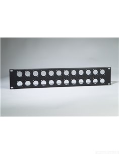 X Amex 92069 - 2U panel 24xXLR